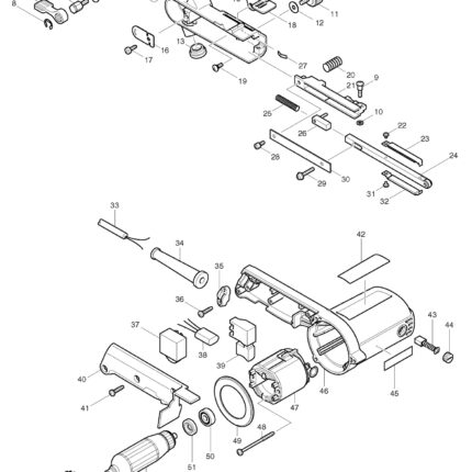 Náhradný diel Makita KRYTKA 9032/LS1440 345196-3