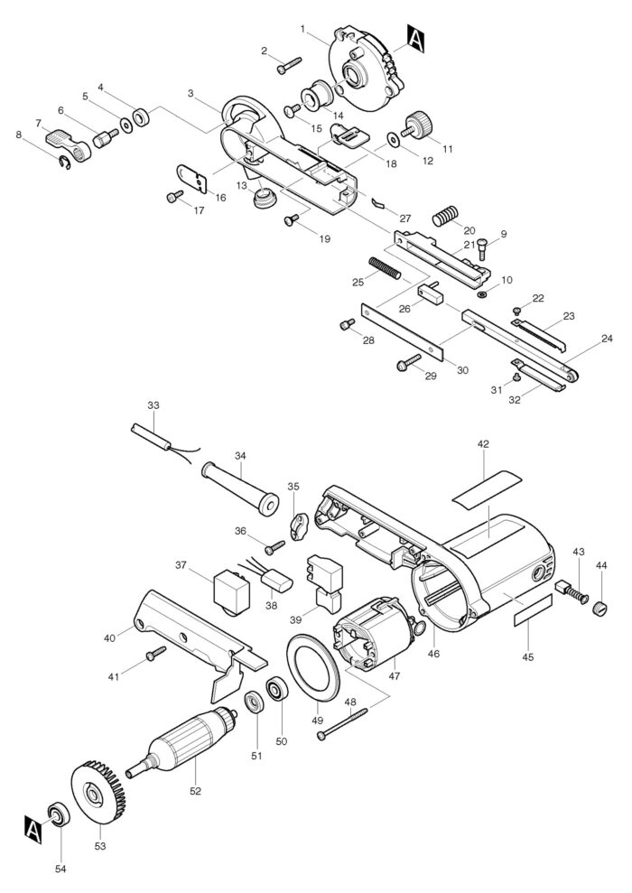 Náhradné diely Makita 9032 – Obrázok 2