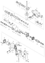 Náhradné diely Makita HR2450 – Obrázok 2
