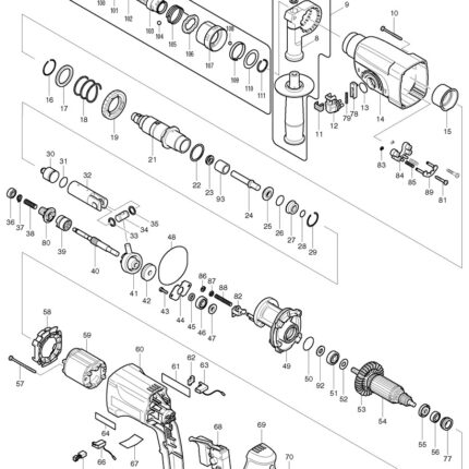Náhradný diel Makita OSKA HR2450/2432 324248-3