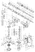 Náhradné diely Makita HR3550C – Obrázok 2