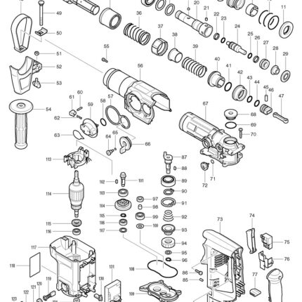 Náhradný diel Makita UDERNÍK  HR3000C/HR3550C 323936-9