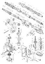 Náhradné diely Makita HR4000C – Obrázok 2