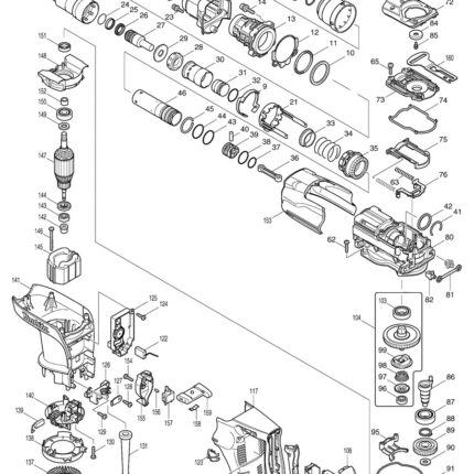 Náhradný diel Makita KRYT PREVODOVKY HR4001C 419034-6
