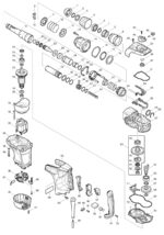 Náhradné diely Makita HR4002 – Obrázok 2