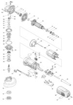 Náhradné diely Makita GA4540C – Obrázok 2