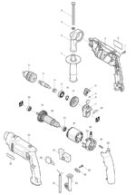 Náhradné diely Makita HP1620 – Obrázok 2