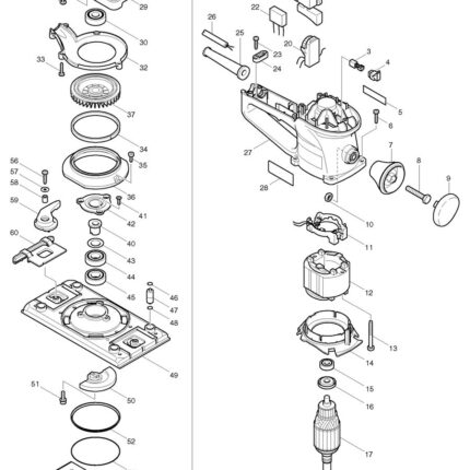 Náhradný diel Makita PODLOŽKA 4 9741/BO4900V 253874-0