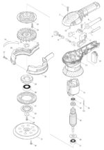Náhradné diely Makita BO5041 – Obrázok 2