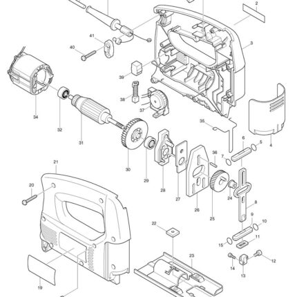Náhradný diel Makita KRYT Ľ+P 4323 183030-7