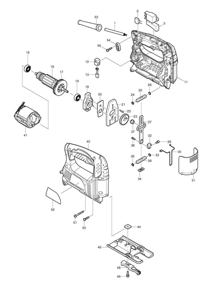Náhradné diely Makita 4326 – Obrázok 2