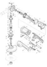 Náhradné diely Makita GA6021 – Obrázok 2