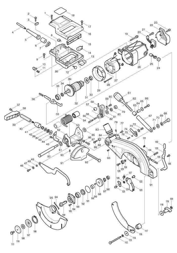 Náhradné diely Makita LF1000 – Obrázok 2