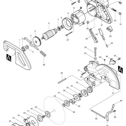Náhradný diel Makita MATICA M8 931402-8