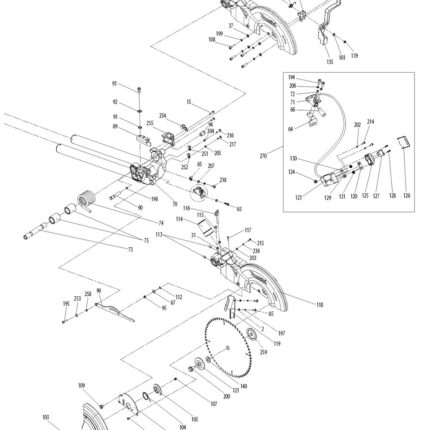 Náhradný diel Makita KRYT OSKY LS1018L JM23200028