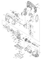 Náhradné diely Makita 4350CT – Obrázok 2