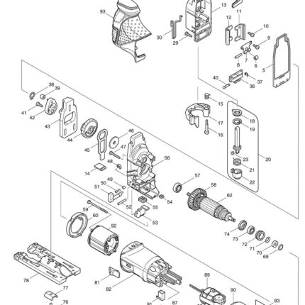 Náhradný diel Makita PÁČKA 4151FCT 417840-3