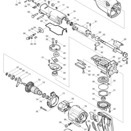 Náhradný diel Makita PETKA  JR3050T 165396-7
