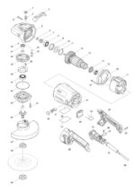 Náhradné diely Makita GA7020R – Obrázok 2
