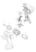 Náhradné diely Makita 6280D – Obrázok 2