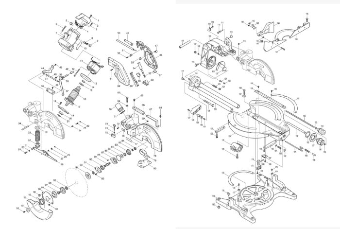 Náhradné diely Makita LS1214 – Obrázok 2