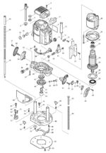 Náhradné diely Makita RP1800F – Obrázok 2