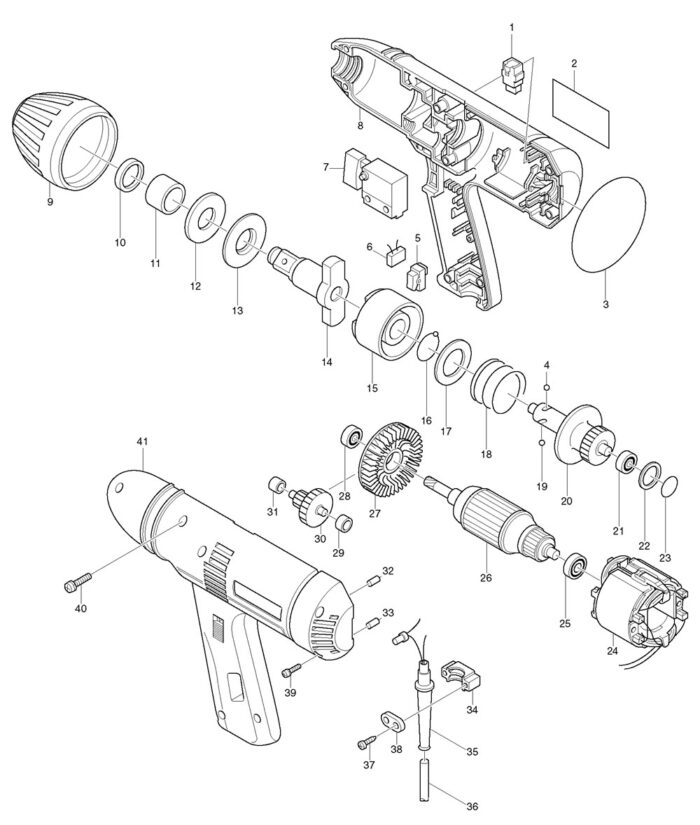 Náhradné diely Makita 69040VH – Obrázok 2