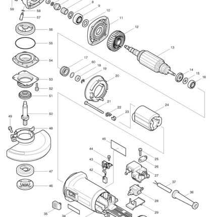 Náhradný diel Makita VRETENO 324035-0