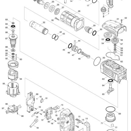 Náhradný diel Makita ELEKTRONIKA REGULAĆNÁ HM1307C 620228-0
