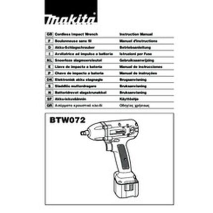 Náhradné diely Makita BTW072