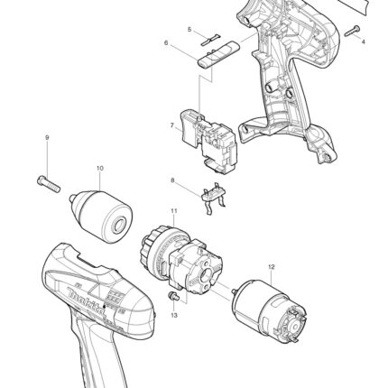 Náhradný diel Makita +SKĽUČOVADLO SSBF 13mm  6391/8391DWAE 196306-3