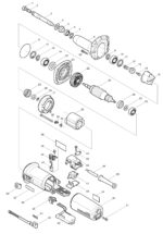 Náhradné diely Makita GD0810C – Obrázok 2