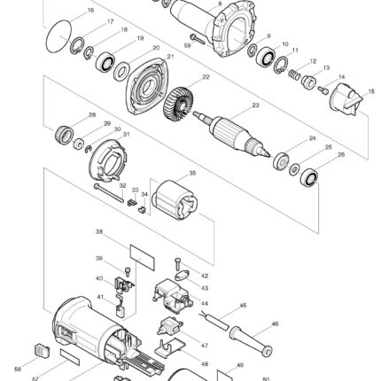 Náhradný diel Makita INDICATION LABEL 816803-0