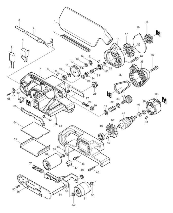 Náhradné diely Makita 9901 – Obrázok 2