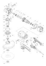 Náhradné diely Makita GA9020RFK – Obrázok 2