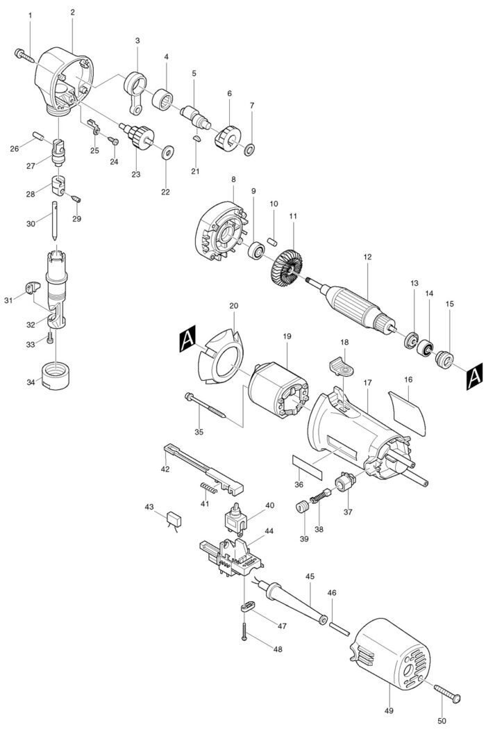 Náhradné diely Makita JN1601 – Obrázok 2