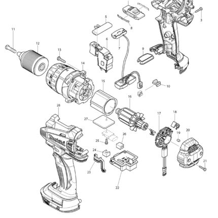 Náhradný diel Makita SPONGE A 423422-1