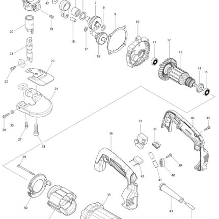 Náhradný diel Makita SVORKOVNICA 1P 654532-5