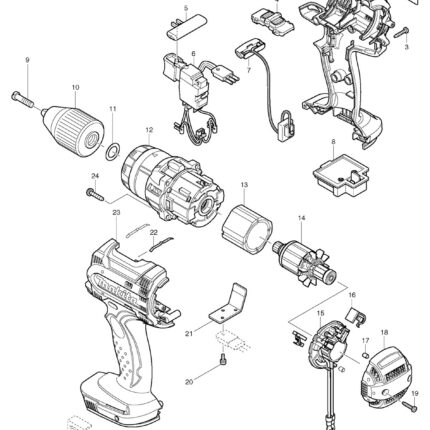 Náhradný diel Makita +SKĽUČOVADLO  13 mm 763196-5