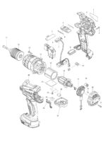 Náhradné diely Makita BDF448 – Obrázok 2
