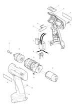 Náhradné diely Makita 8280D – Obrázok 2