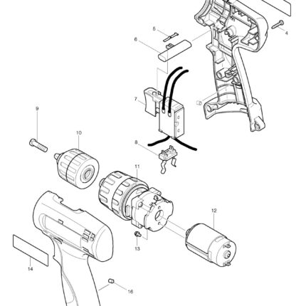 Náhradný diel Makita +SKĽUČOVADLO 10 mm  8270D/8280D 763187-6