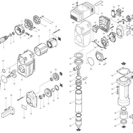 Náhradný diel Makita PIEST HM1801/1810 324536-8