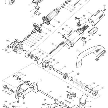 Náhradný diel Makita SKRUTKA M5x40 911263-2