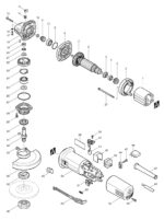 Náhradné diely Makita 9557HN – Obrázok 2