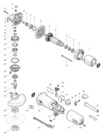 Náhradné diely Makita 9558HNRG – Obrázok 2