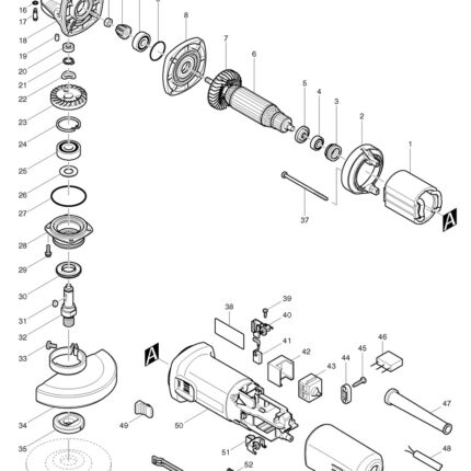 Náhradný diel Makita OSKA 9554NB-9558NB 324489-1