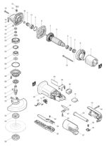 Náhradné diely Makita 9558PB – Obrázok 2
