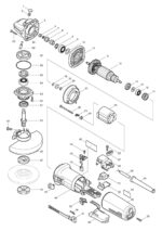 Náhradné diely Makita 9562CVH – Obrázok 2
