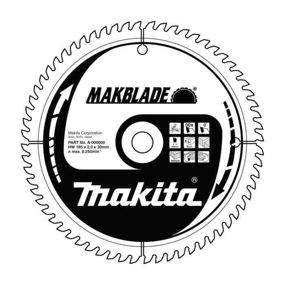 190×20/48z Pílový kotúč B-08953 Makita 190x20/48z Pílový kotúč B-08953 Makita – Obrázok 1